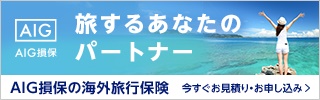 AIG損保海外旅行保険